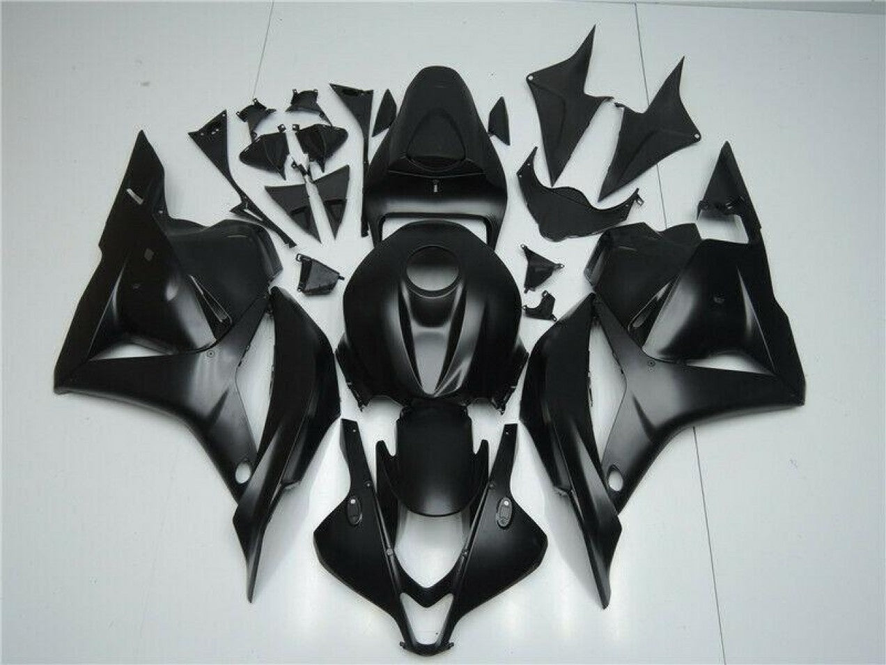2009-2012 Matte Black Honda CBR600RR Motorcycle Fairings
