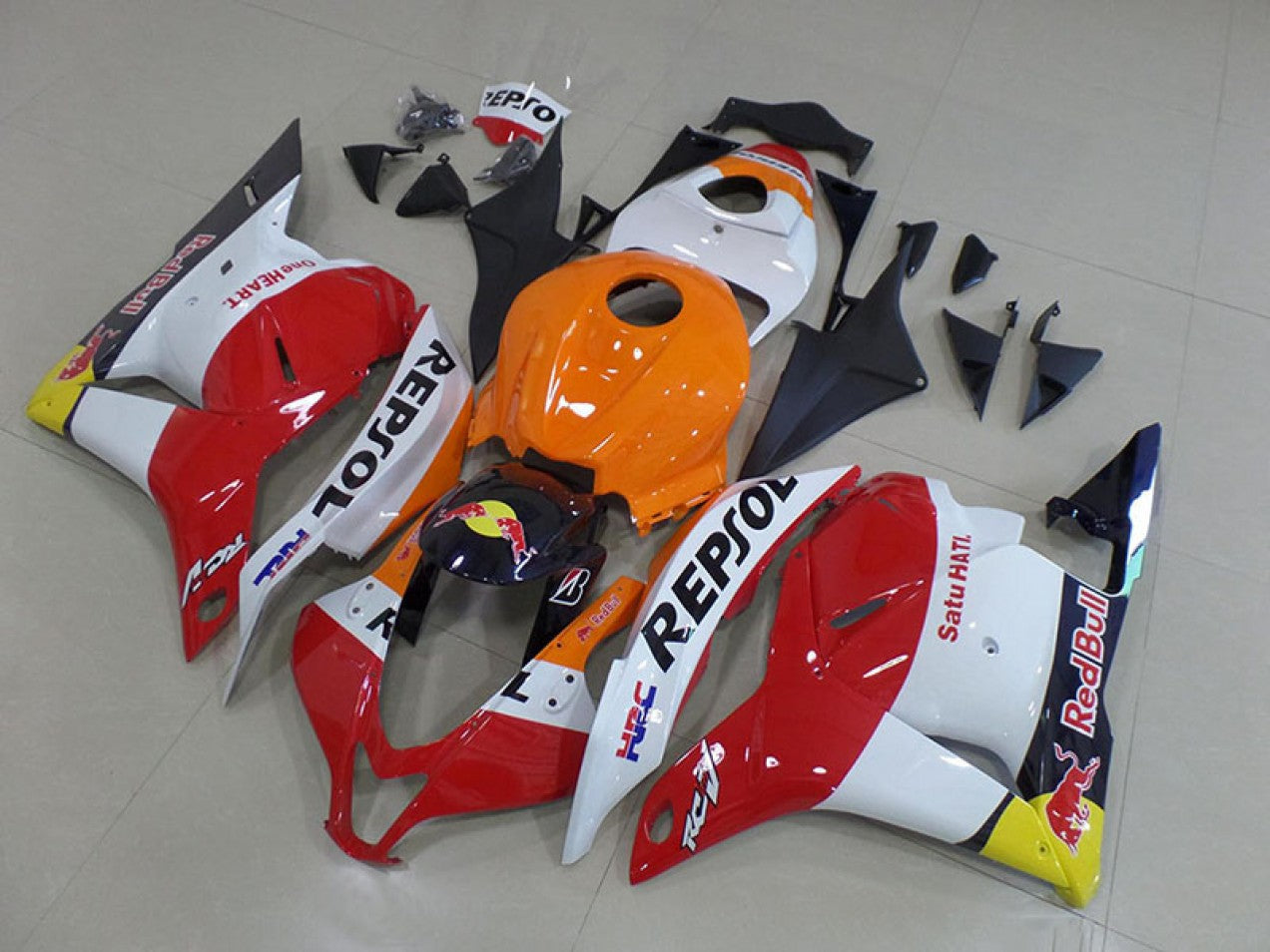 2009-2012 Repsol Red Bull Honda CBR600RR Motorcycle Fairings