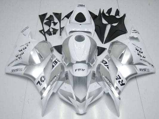 2009-2012 White Silver Repsol Honda CBR600RR Motorcycle Fairings