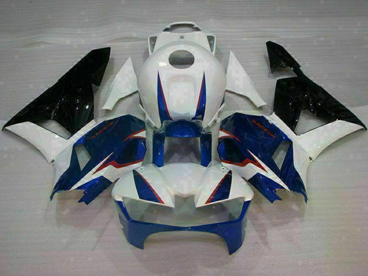 2013-2023 Blue White Honda CBR600RR Motorcycle Fairings