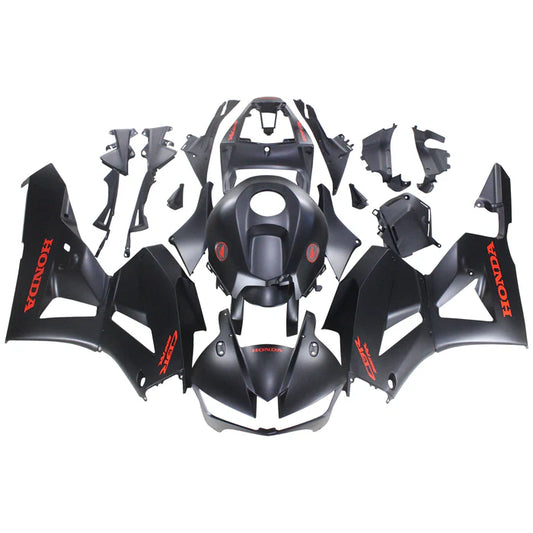 2013-2023 Honda CBR600 Fairing Matte Black & Red Logo Kit