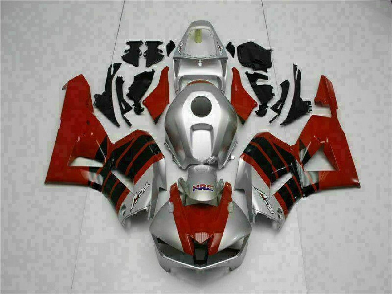 2013-2023 Red Silver Honda CBR600RR Motorcycle Fairings