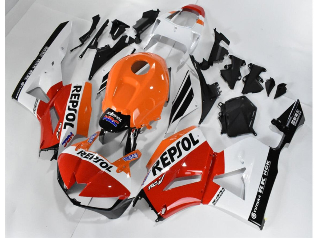 2013-2023 Red White Orange Honda CBR600RR Motorcycle Fairings