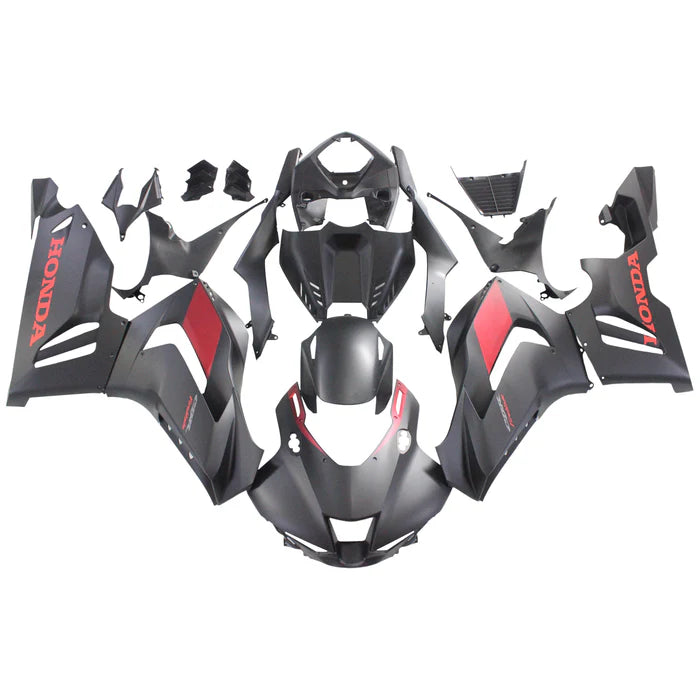 2020-2023 - Honda CBR1000RR-R Matte Black&Red Logo Fairing Kit