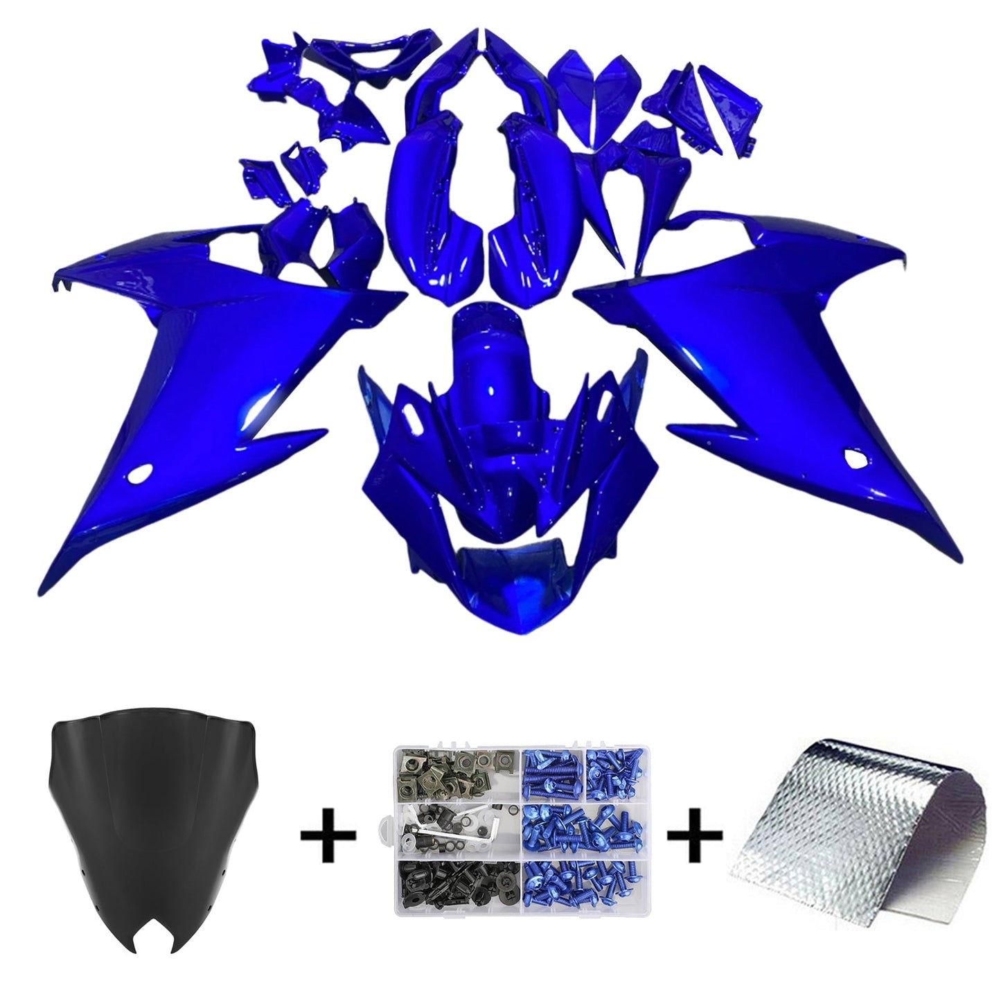 2009-2015 Yamaha FZ6R Fairing Kit Bodywork Plastic ABS