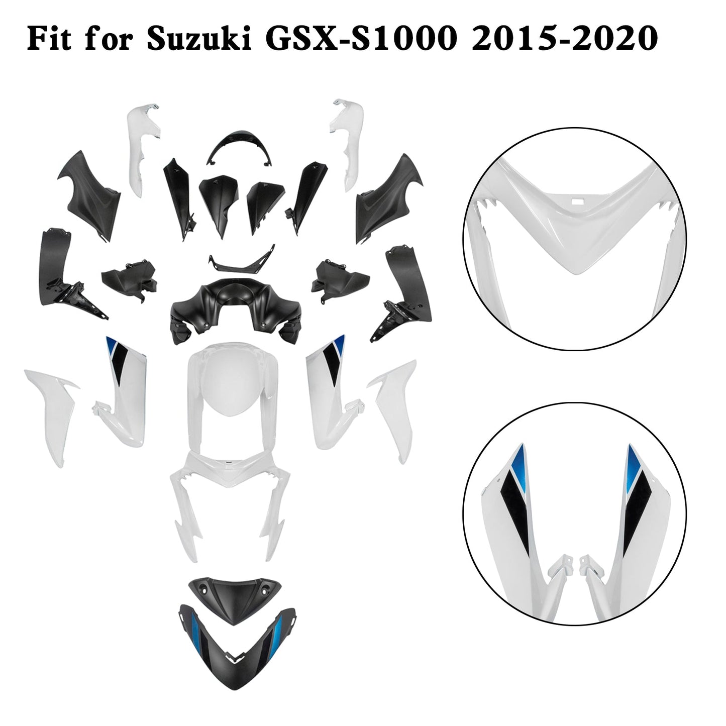 2015-2020 Suzuki GSX-S 1000 GSXS Plastic Bodywork Fairing Kit
