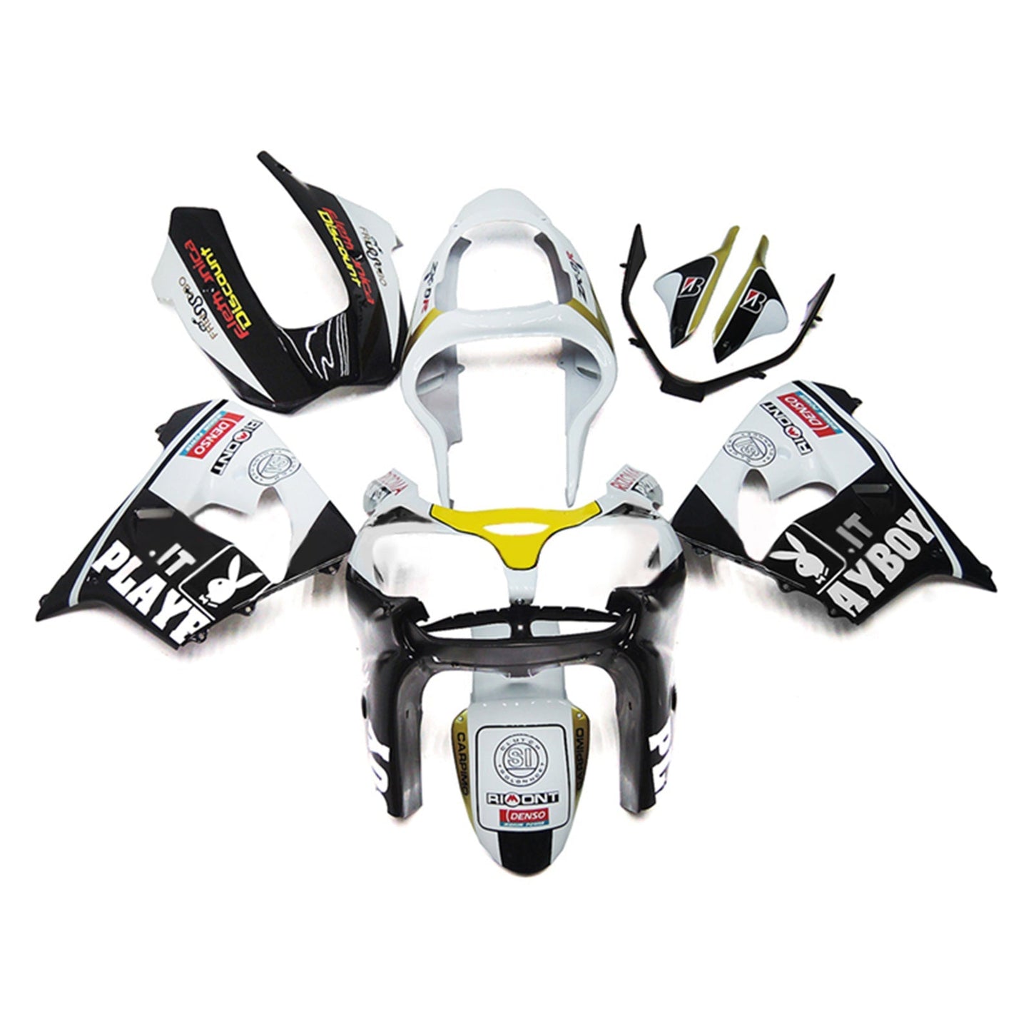 2002-2003 Kawasaki ZX9R Fairing Kit Bodywork Plastic ABS