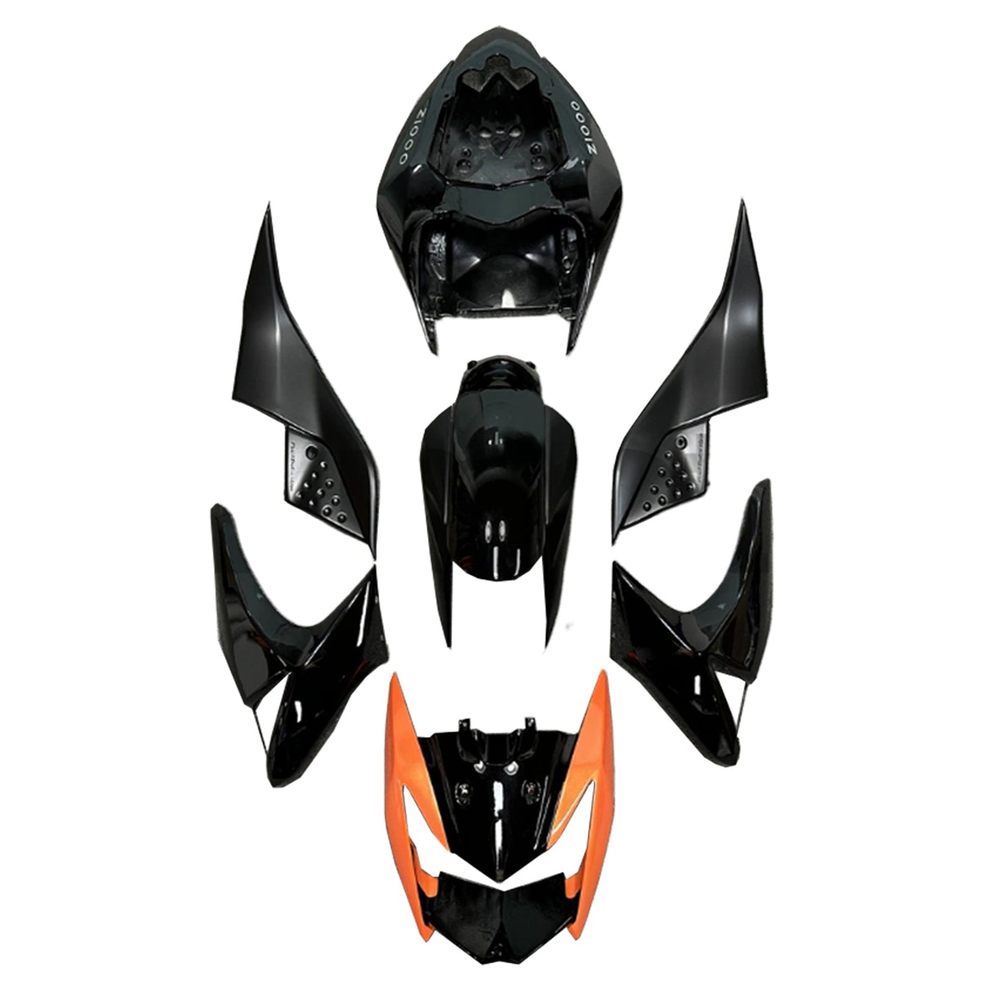 2007-2009 Kawasaki Z1000 Fairing Kit Bodywork Plastic ABS
