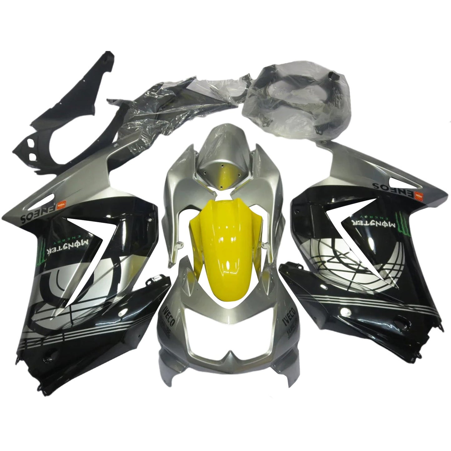 2008-2012 Kawasaki EX250 Ninja250R Fairing Kit Bodywork Plastic ABS
