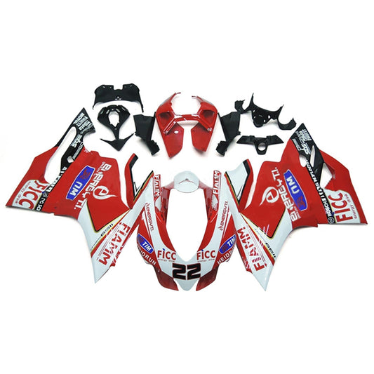 2012-2015 Ducati 1199 899 Fairing Kit Bodywork Plastic ABS