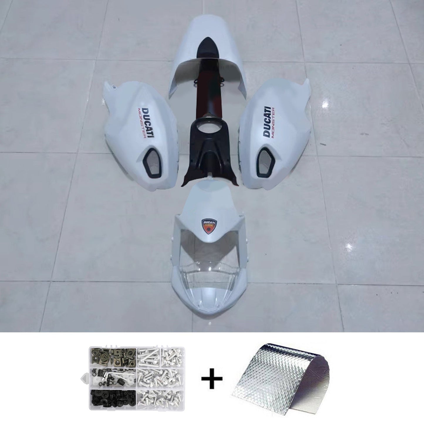 All years Ducati Monster 696 796 1100 S EVO Fairing Kit Bodywork