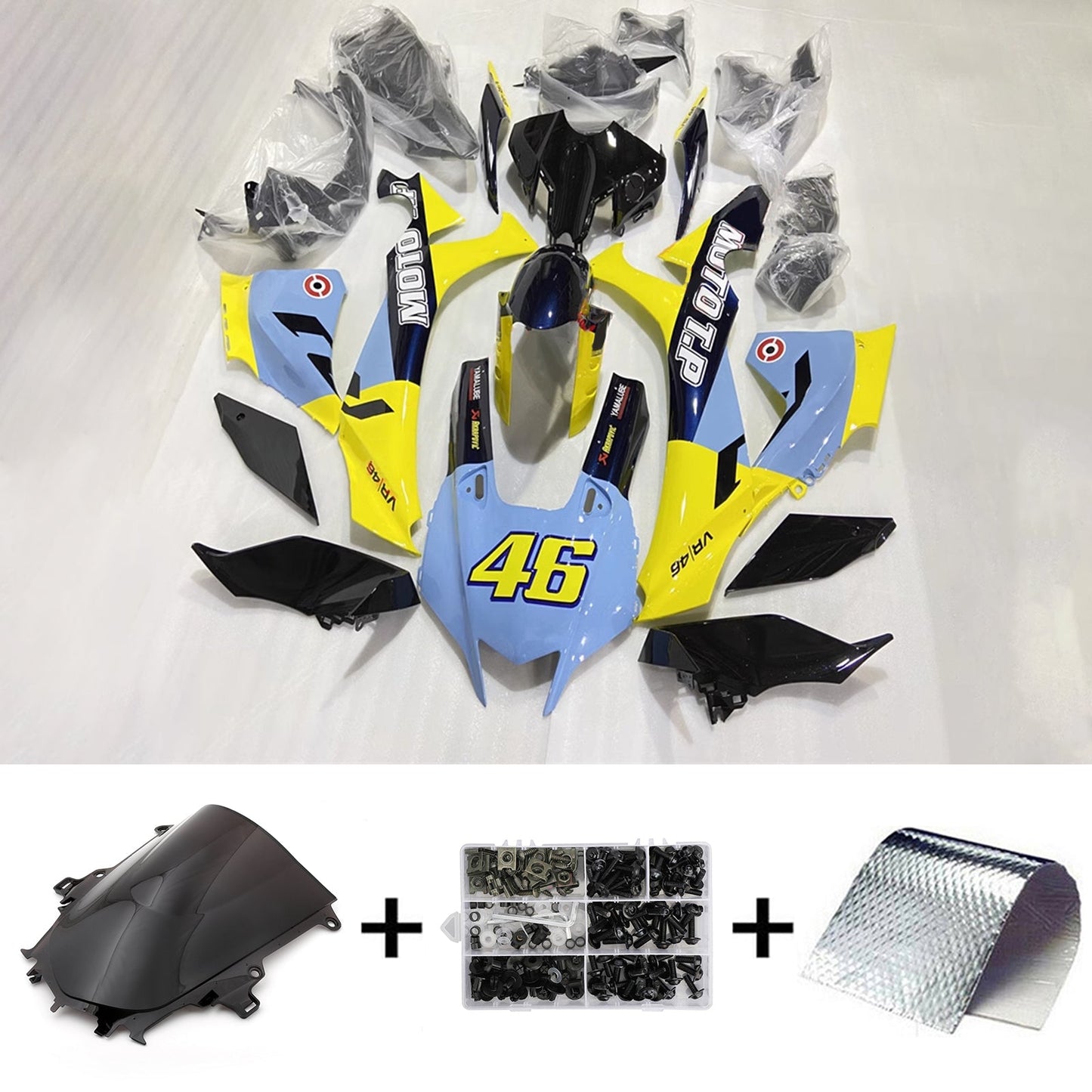 2020-2024 Yamaha YZF R1 Fairing Kit Bodywork Plastic ABS