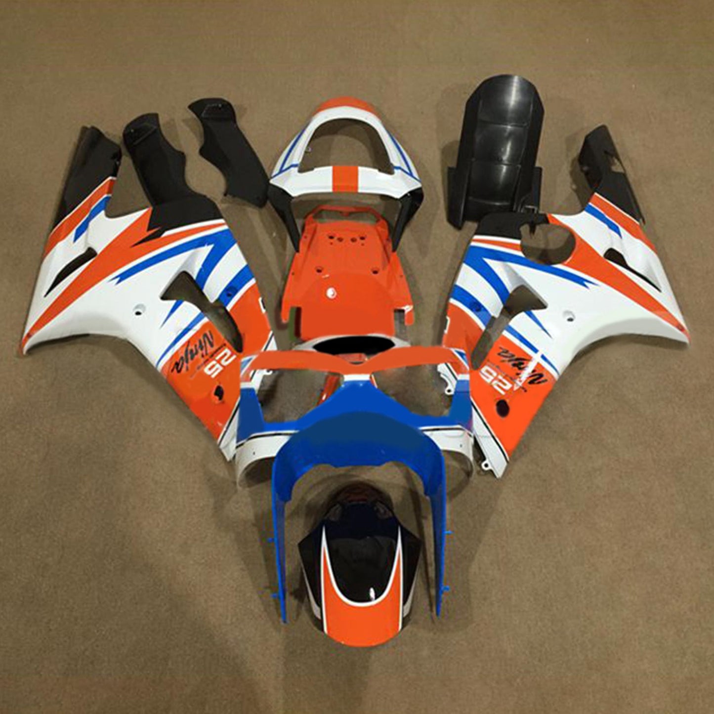 2003-2004 Kawasaki ZX6R 636 Fairing Kit Bodywork Plastic ABS
