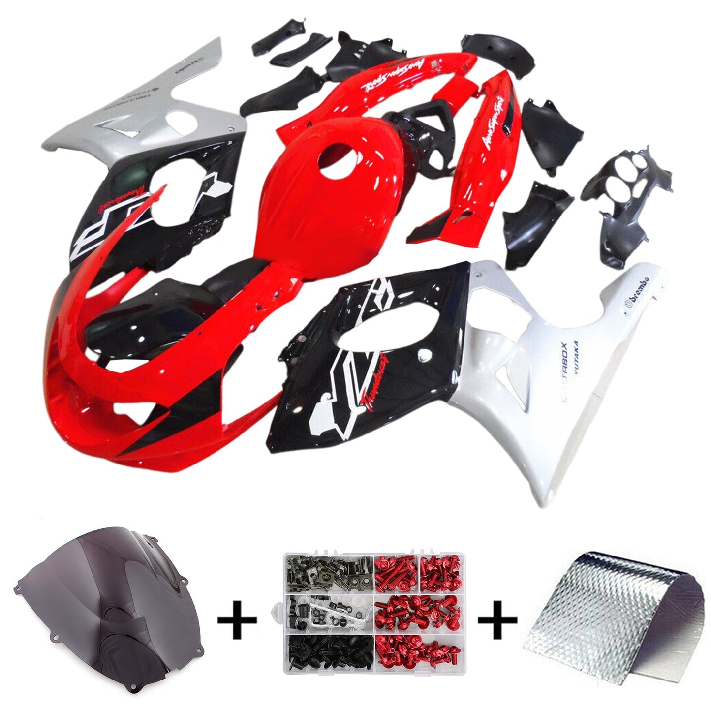 1996-2007 Yamaha YZF 600R Thundercat Fairing Kit Bodywork Plastic ABS
