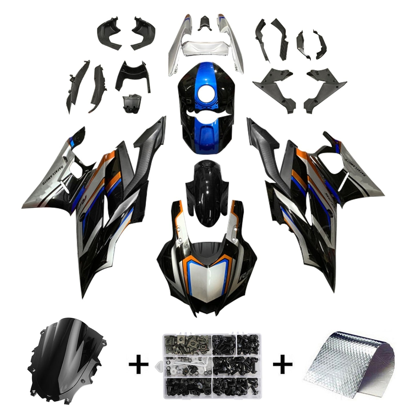 2022-2024 Yamaha YZF-R3 R25 Fairing Kit Bodywork Plastic ABS