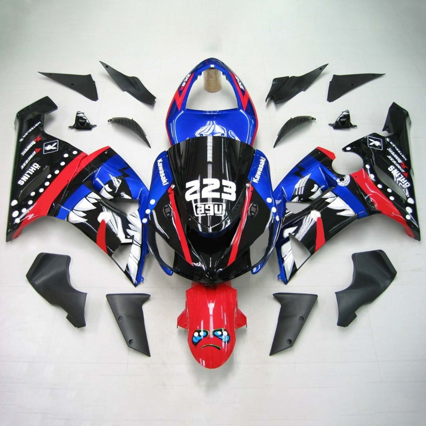 2005-2006 Fairing Kit For Kawasaki ZX6R 636 Generic