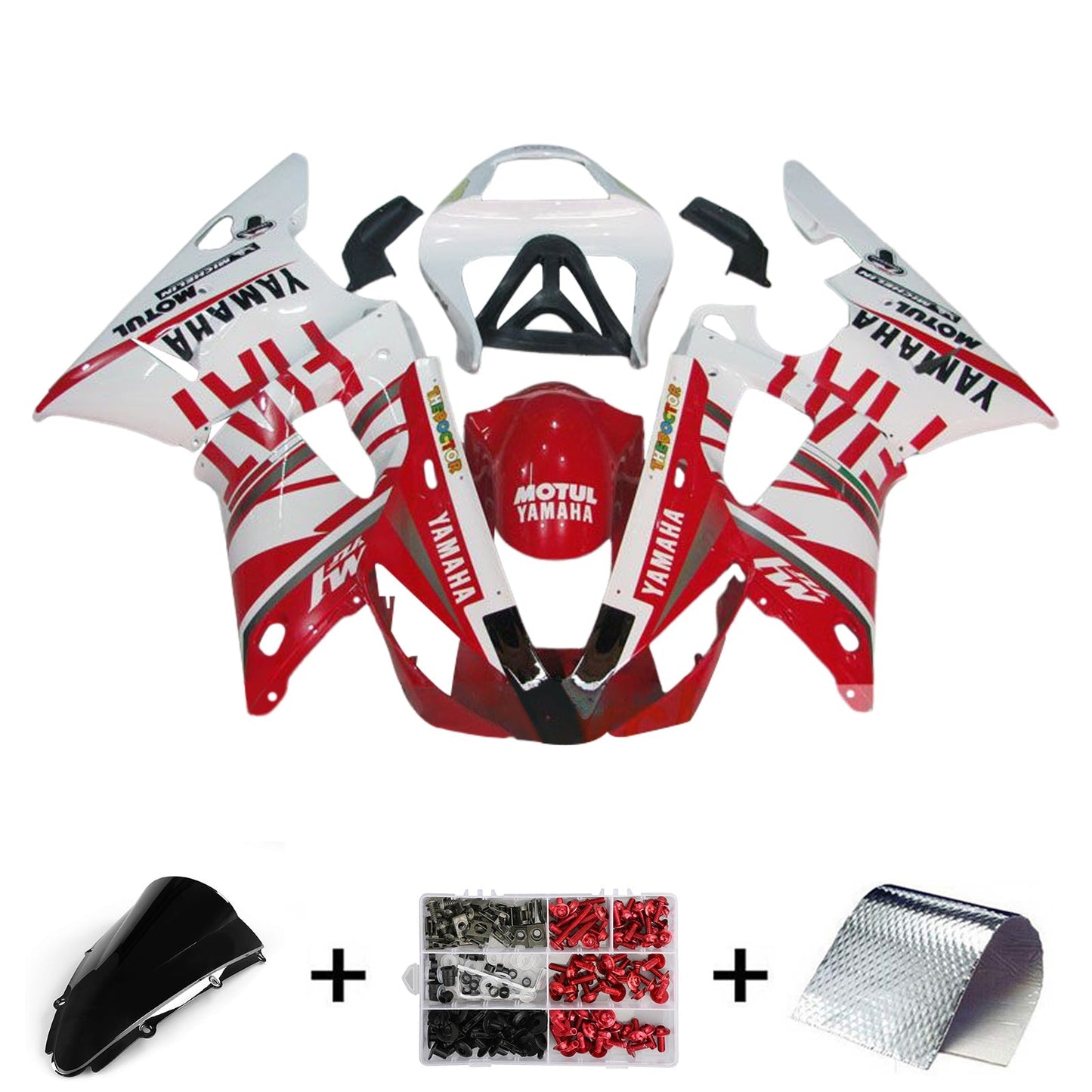 2000-2001  Yamaha YZF 1000 R1 Fairing Kit Bodywork Plastic ABS