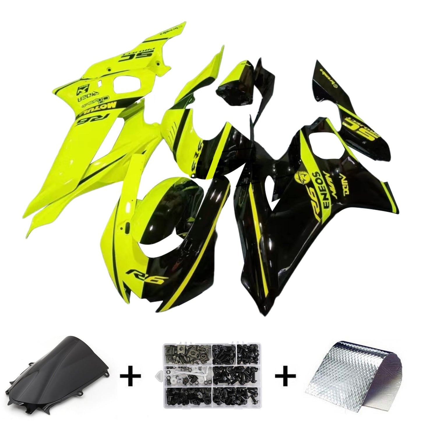 2017-2023 Yamaha YZF-R6 Fairing Kit Bodywork Plastic ABS