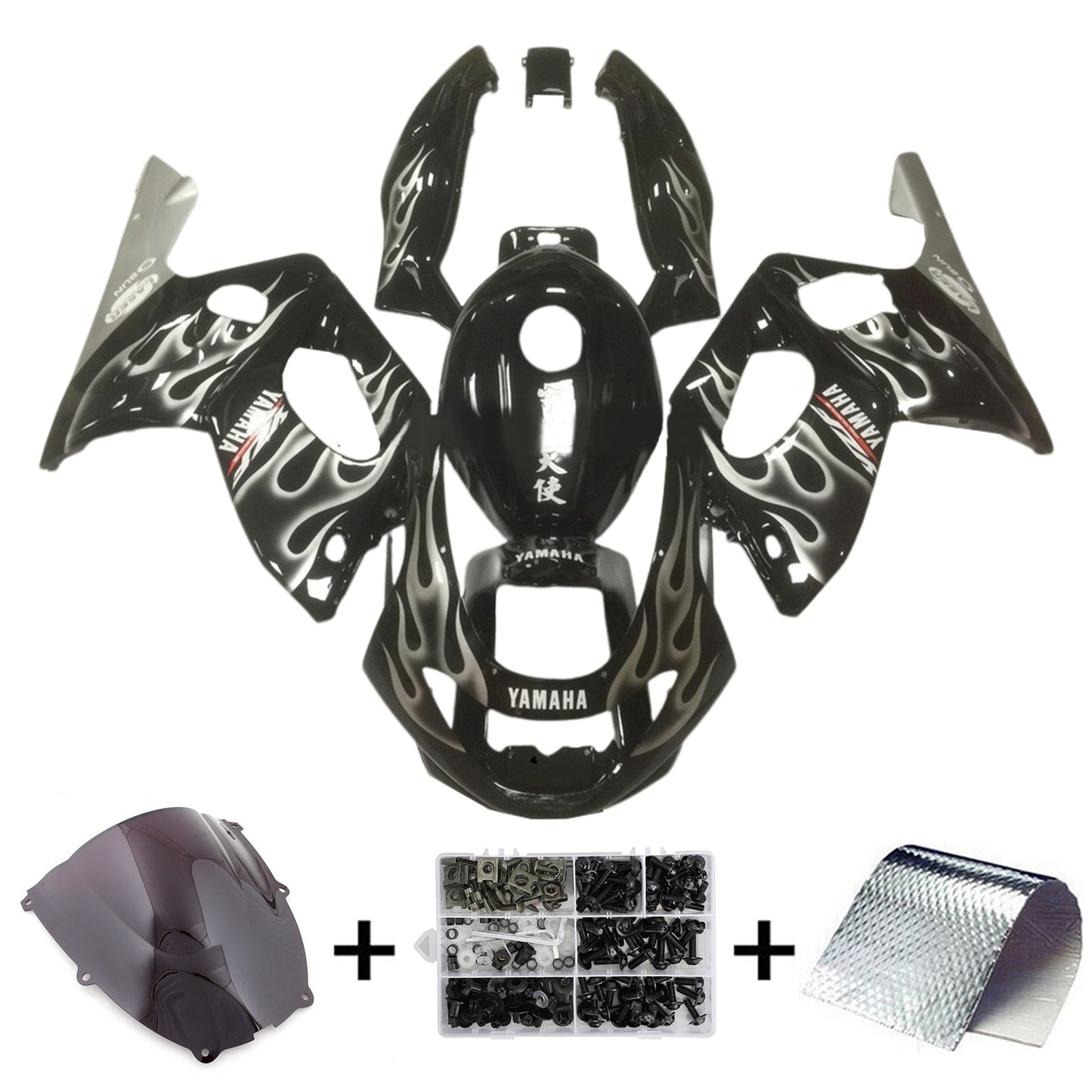 1996-2007 Yamaha YZF 600R Thundercat Fairing Kit Bodywork Plastic ABS