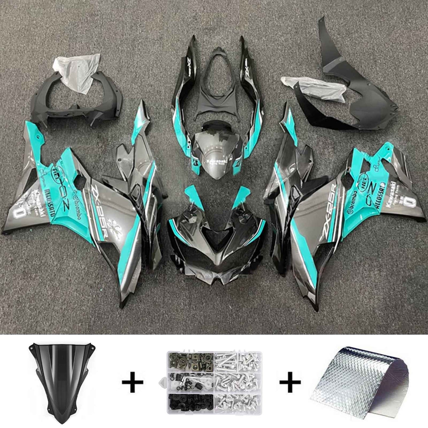 2019-2024 Kawasaki Ninja ZX-25R ZX-4R ZX-4RR Fairing Kit