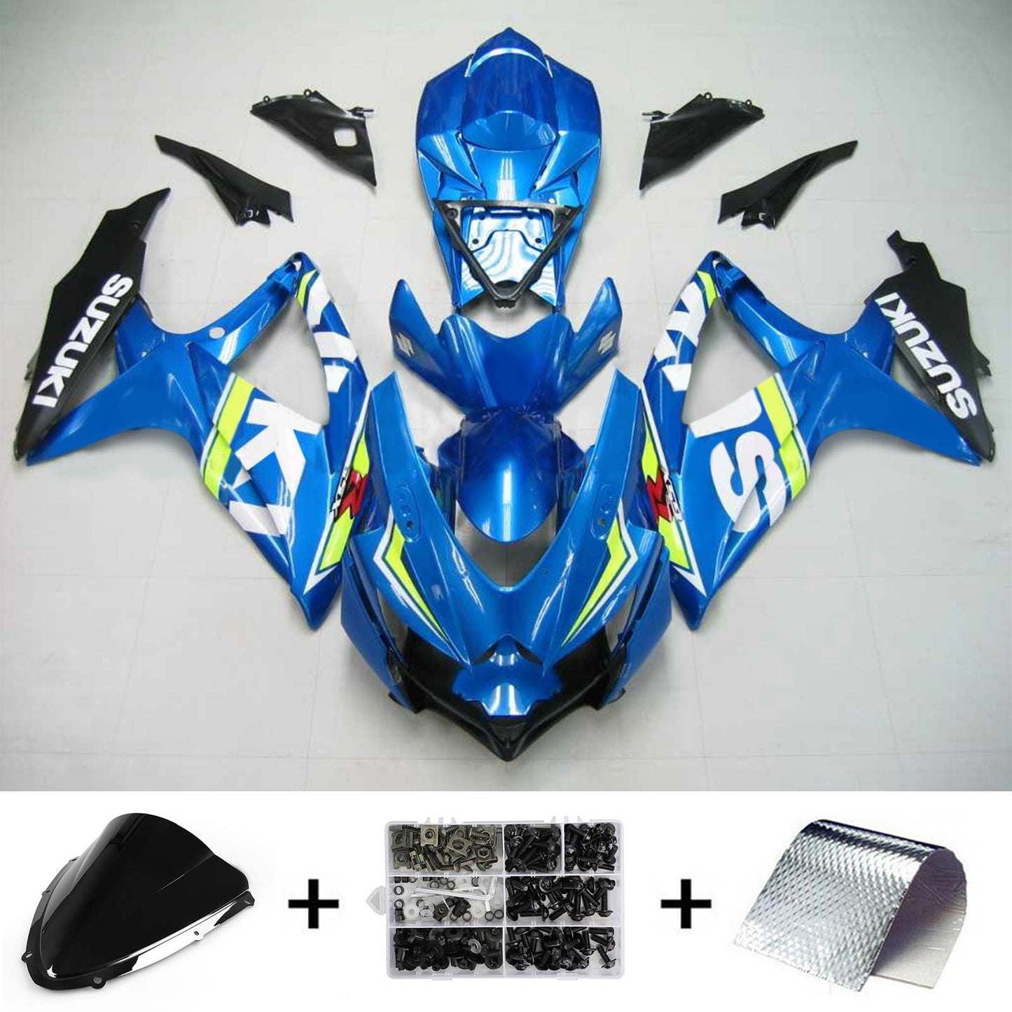 2008-2010 Suzuki GSXR 600/750 K8 Fairing Kit Bodywork Plastic ABS