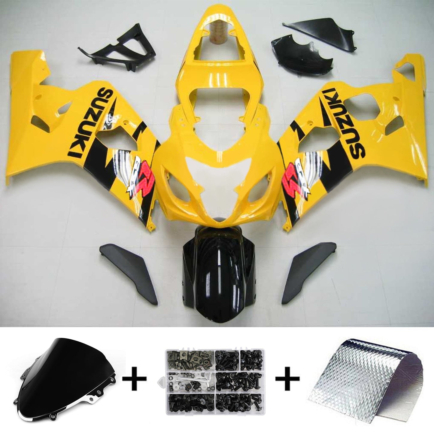 2004-2005 Suzuki GSXR 600/750 Fairing Kit Bodywork Plastic ABS