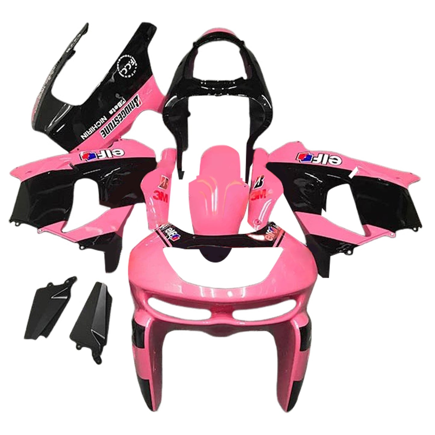 1998-1999 Kawasaki ZX6R Fairing Kit Bodywork Plastic ABS
