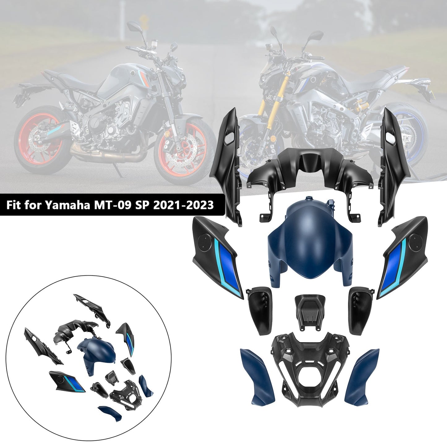 2021-2023 Yamaha MT-09 / MT-09 SP Fairing Kit