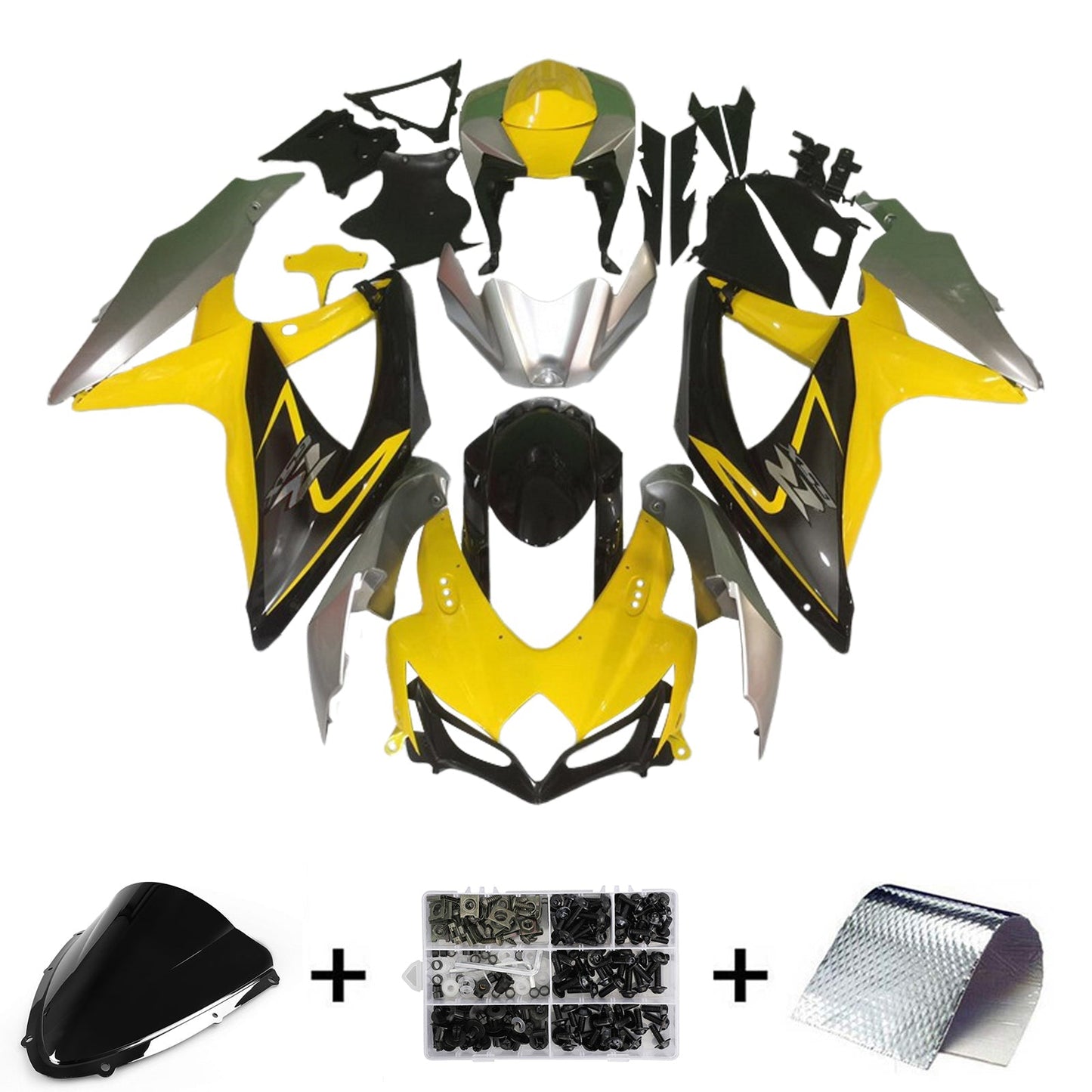 2008-2010 Suzuki GSXR 600/750 K8 Fairing Kit Bodywork Plastic ABS