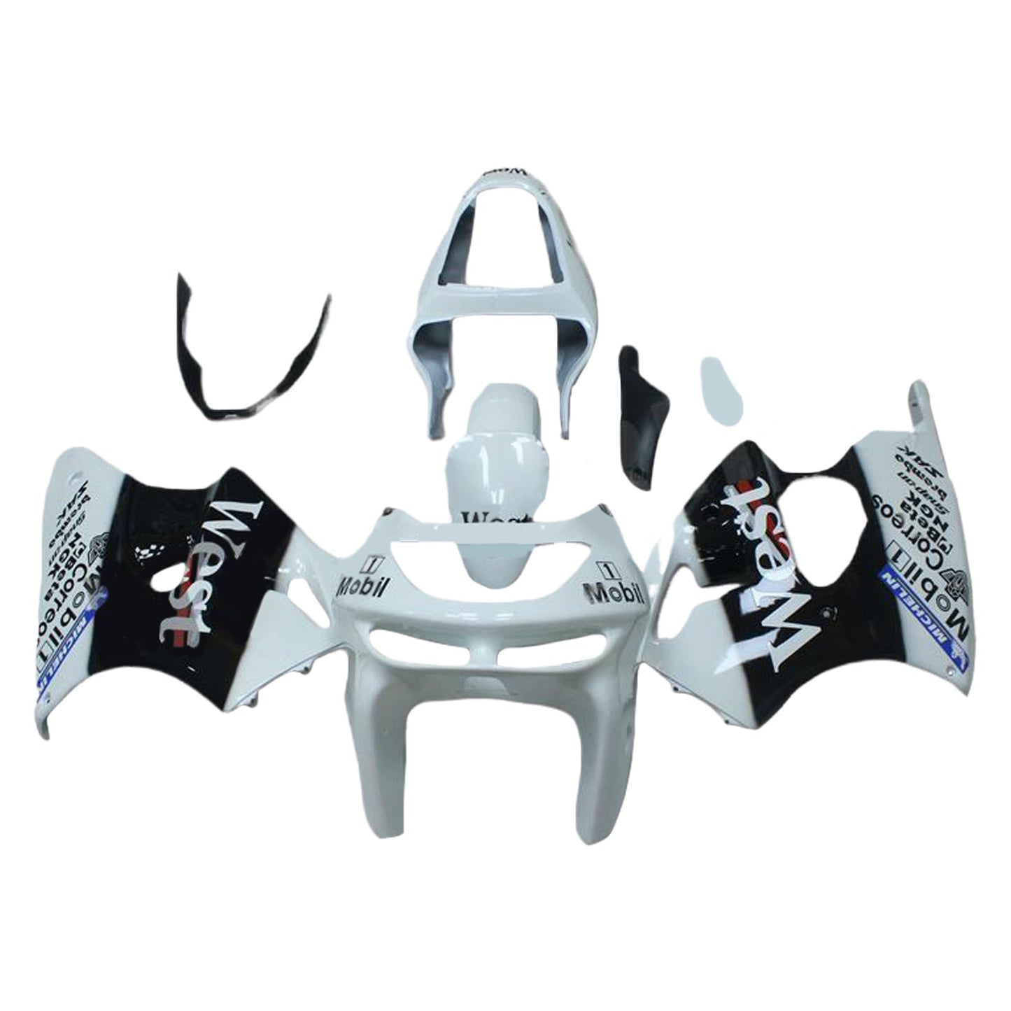 1998-1999 Kawasaki ZX6R Fairing Kit Bodywork Plastic ABS