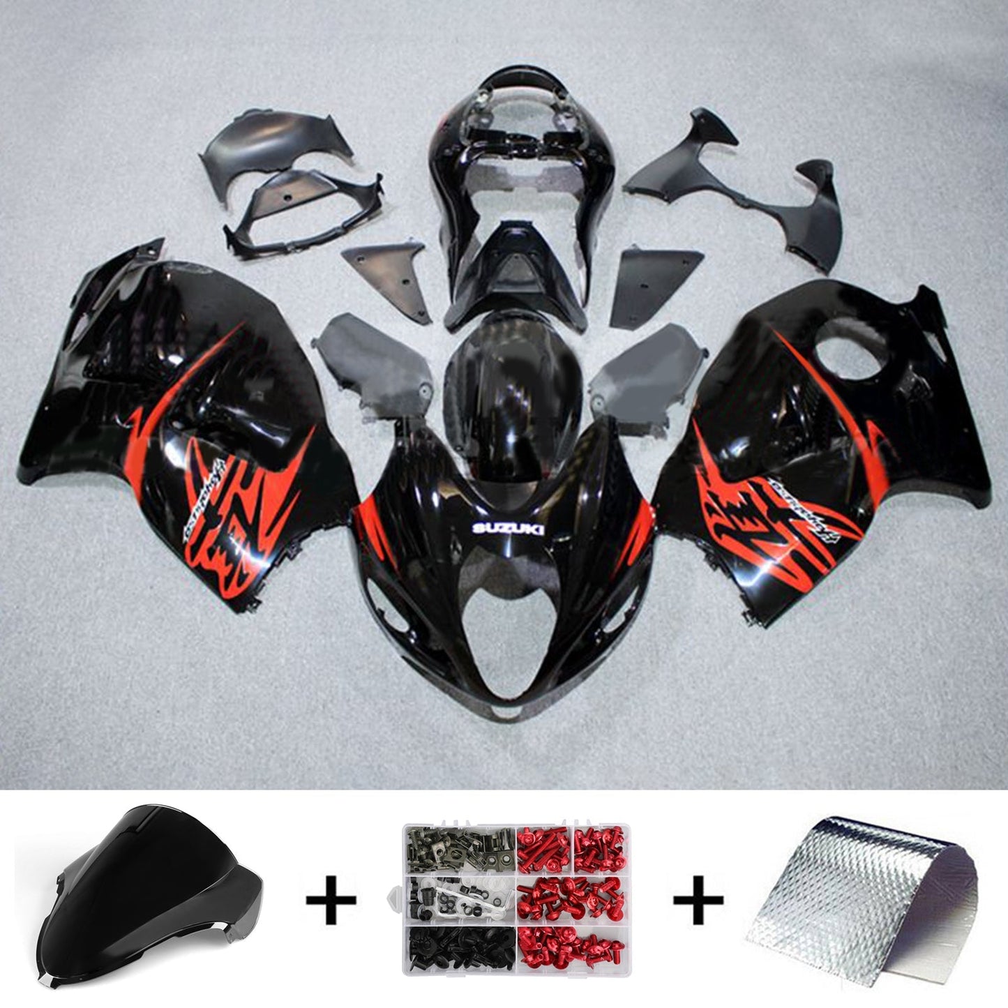 1999-2007 Suzuki Hayabusa GSX1300R Fairing Kit Bodywork Plastic ABS