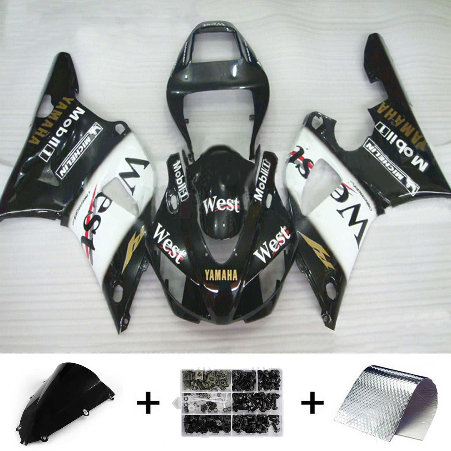 1998-1999 Yamaha YZF 1000 R1 Fairing Kit Bodywork Plastic ABS