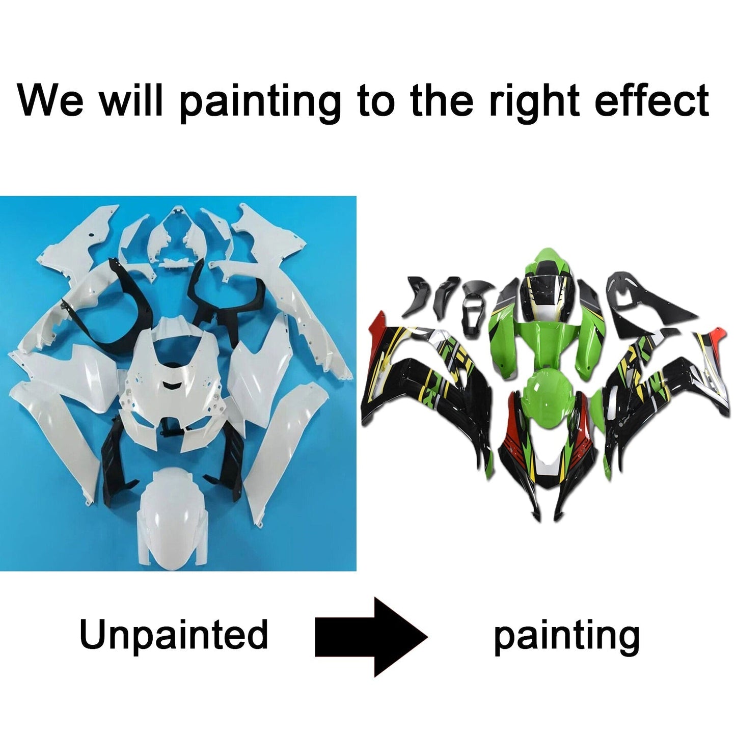 2021-2025 Kawasaki ZX-10R ZX-10RR Fairing Kit Bodywork ABS