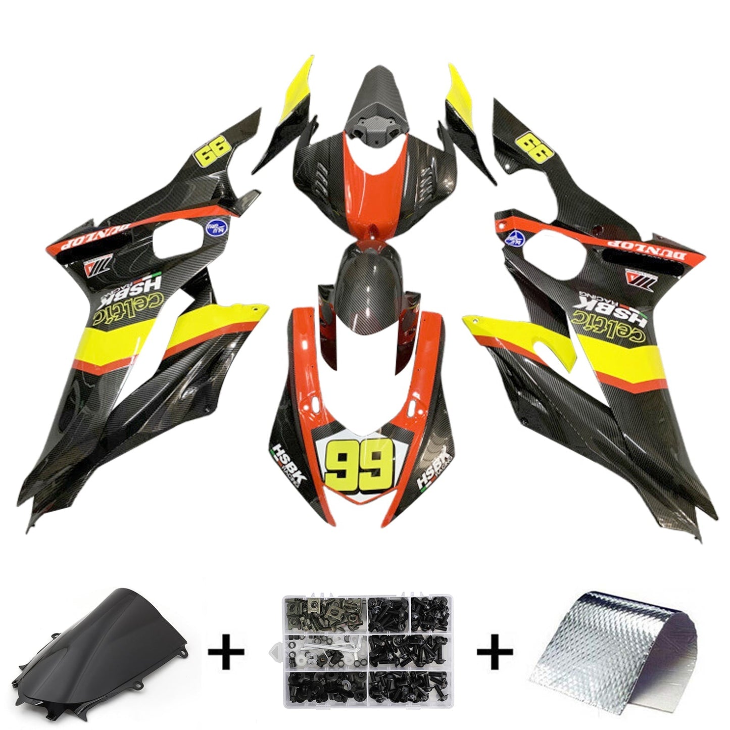 2017-2023 Yamaha YZF-R6 Fairing Kit Bodywork Plastic ABS