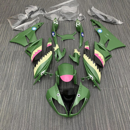 2009-2012 Kawasaki ZX6R 636 Fairing Kit Bodywork Plastic ABS