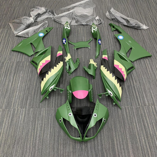 2009-2012 Kawasaki ZX6R 636 Fairing Kit Bodywork Plastic ABS