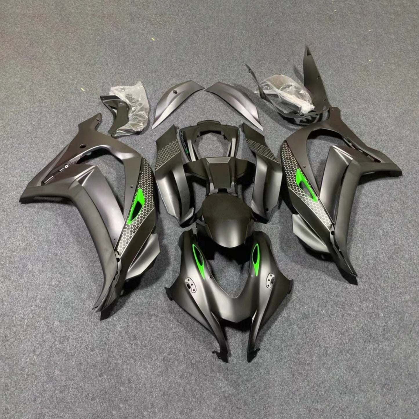 2016-2020 Kawasaki ZX10R Fairing Kit Bodywork Plastic ABS