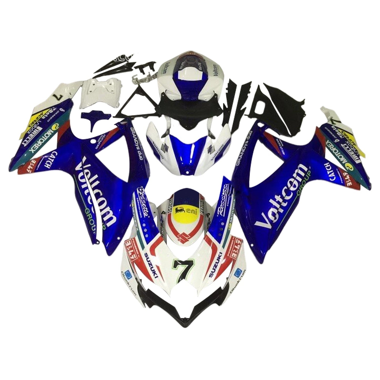 2008-2010 Suzuki GSXR 600/750 K8 Fairing Kit Bodywork Plastic ABS