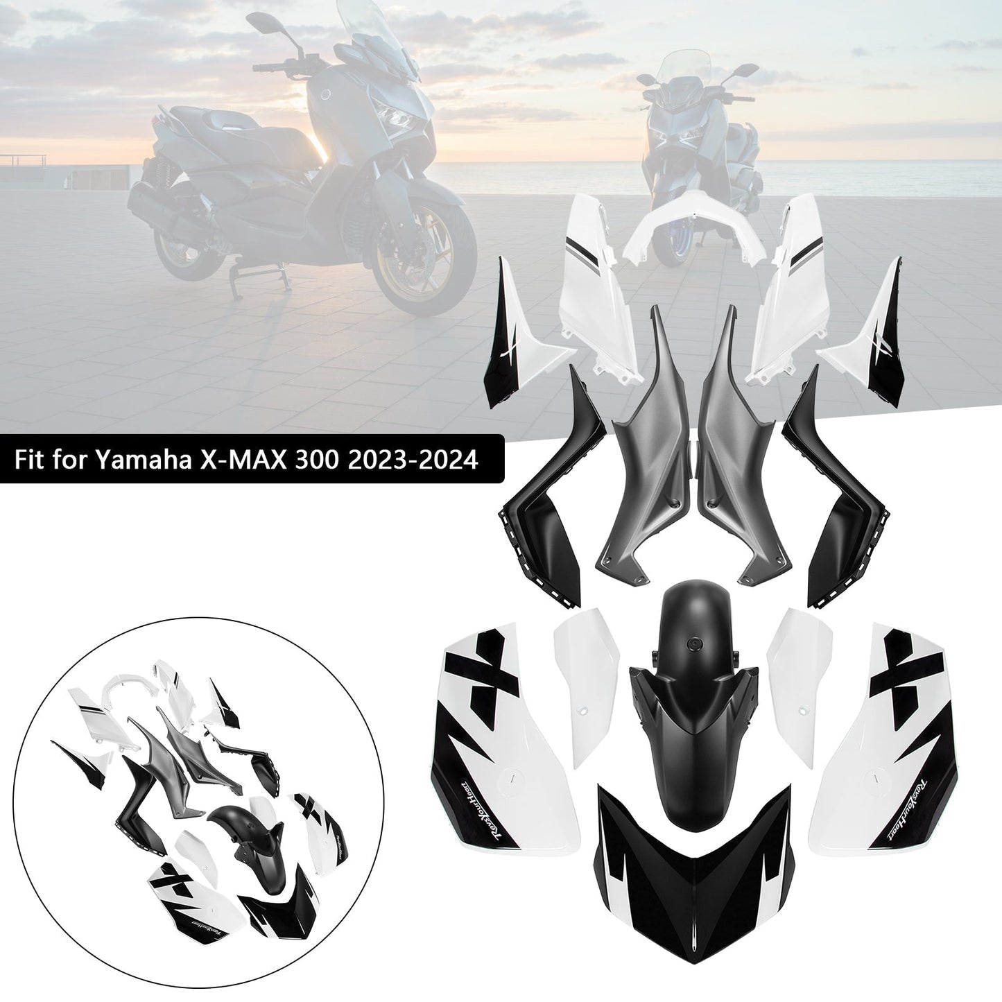 2023-2024 Yamaha X-MAX 300 XMAX Fairing Kit