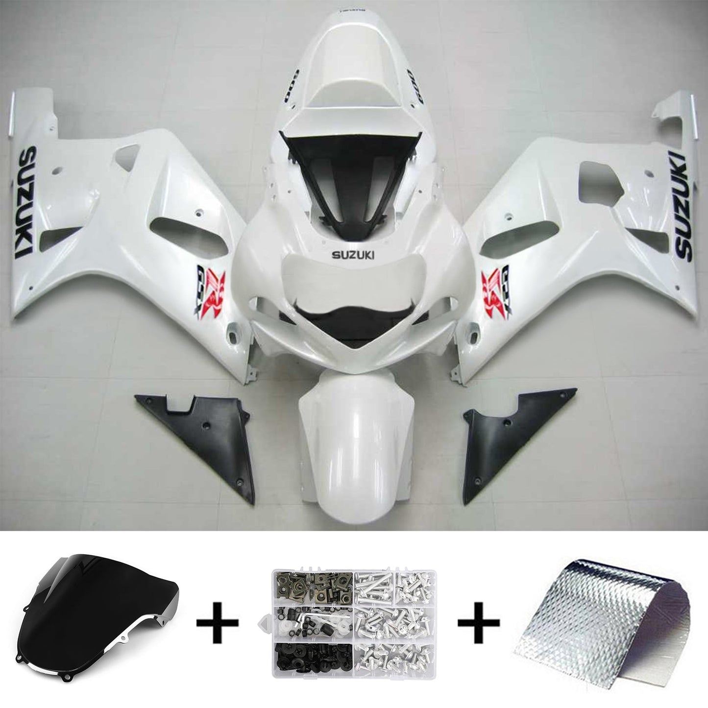 2001-2003 Suzuki GSXR600 Fairing Kit Bodywork Plastic ABS
