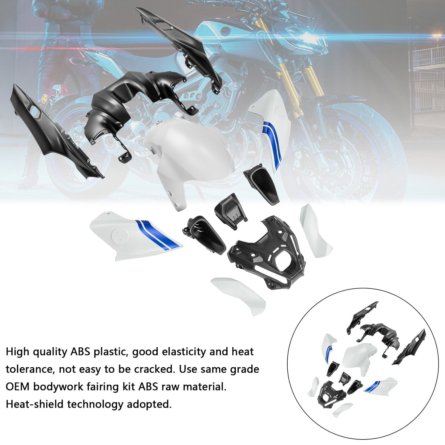 2021-2023 Yamaha MT-09 / MT-09 SP Fairing Kit