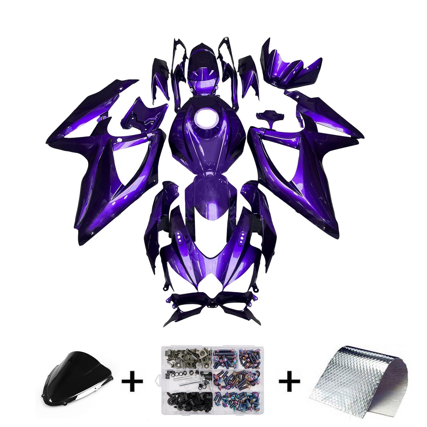 2008-2010 Injection Fairing Kit Bodywork Plastic ABS For Suzuki GSXR 600/750 K8