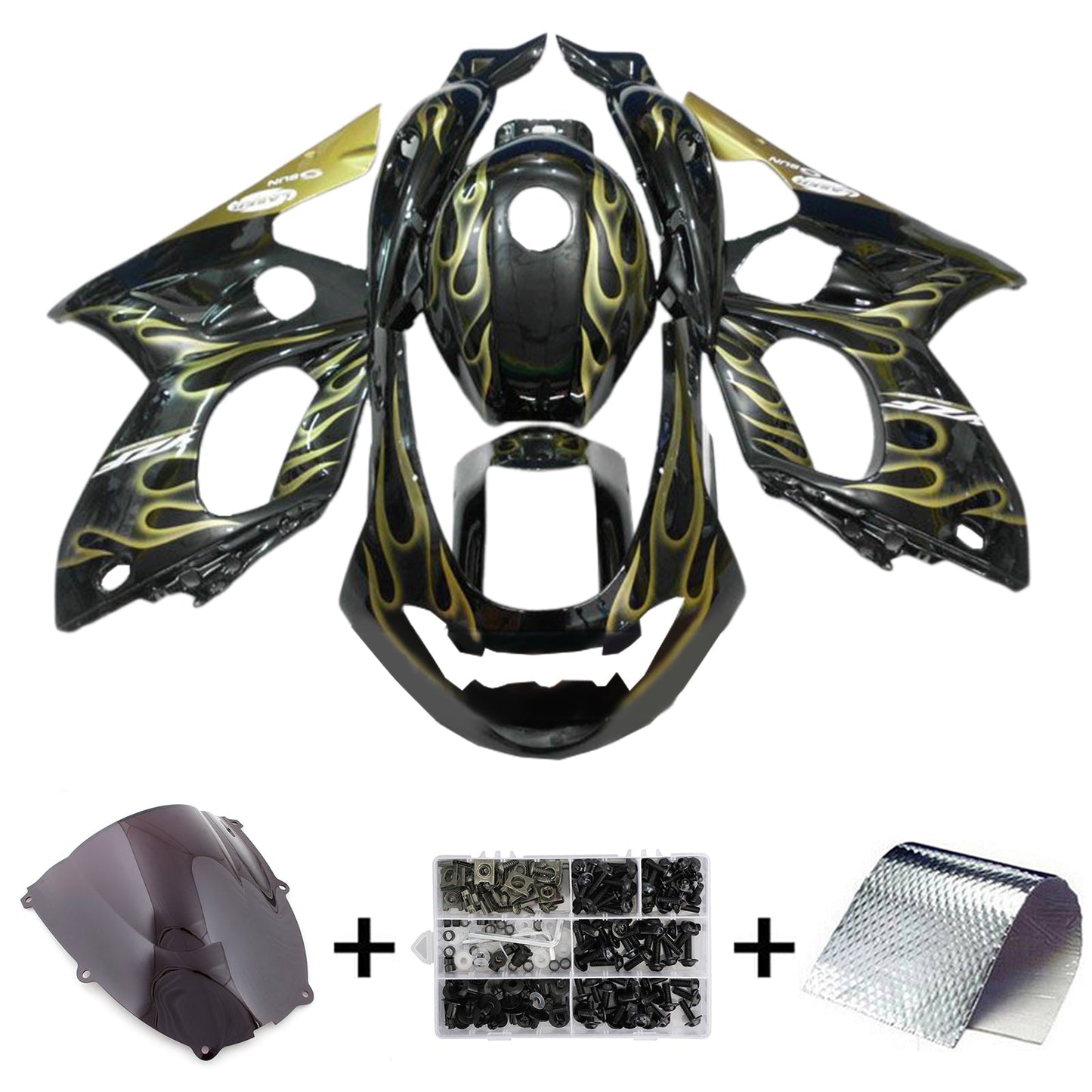 1996-2007 Yamaha YZF 600R Thundercat Fairing Kit Bodywork Plastic ABS