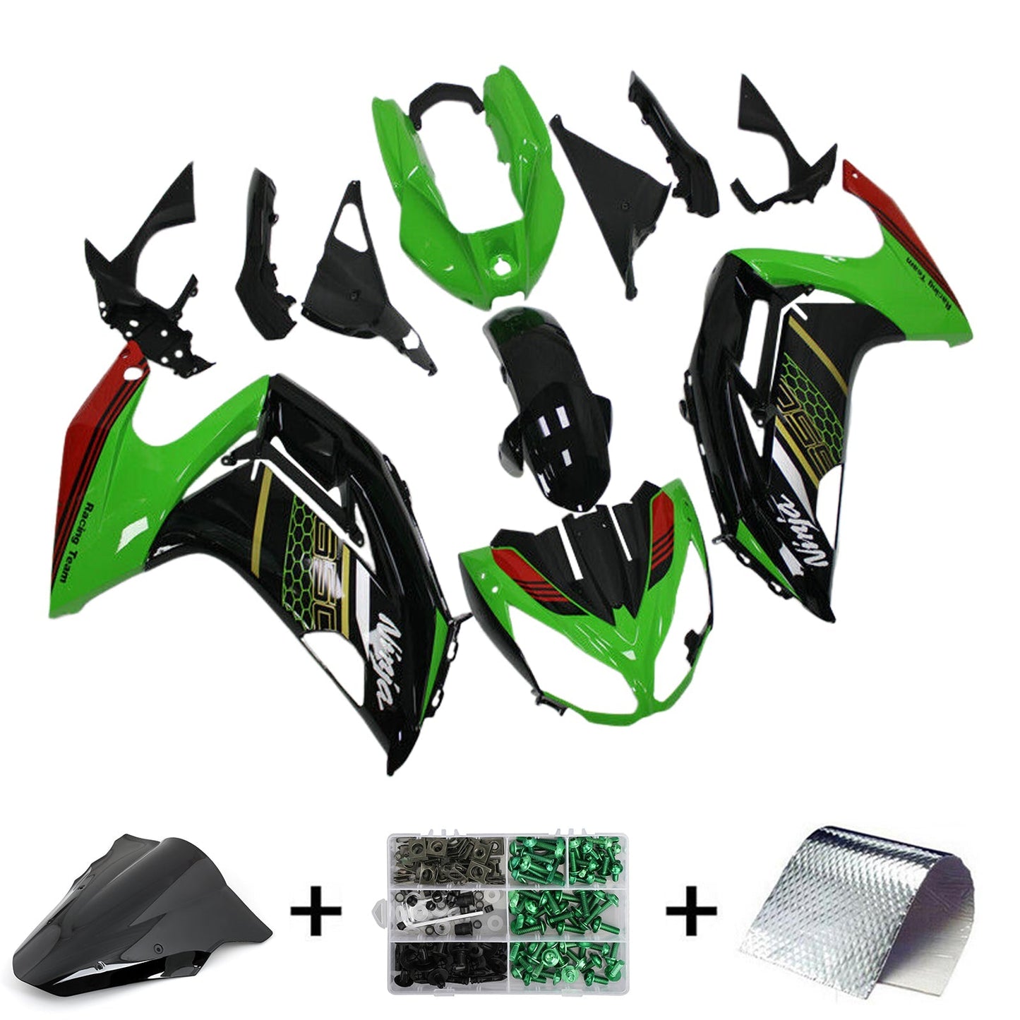 2012-2016 Kawasaki ER6F/Ninja650 Fairing Kit Bodywork Plastic ABS