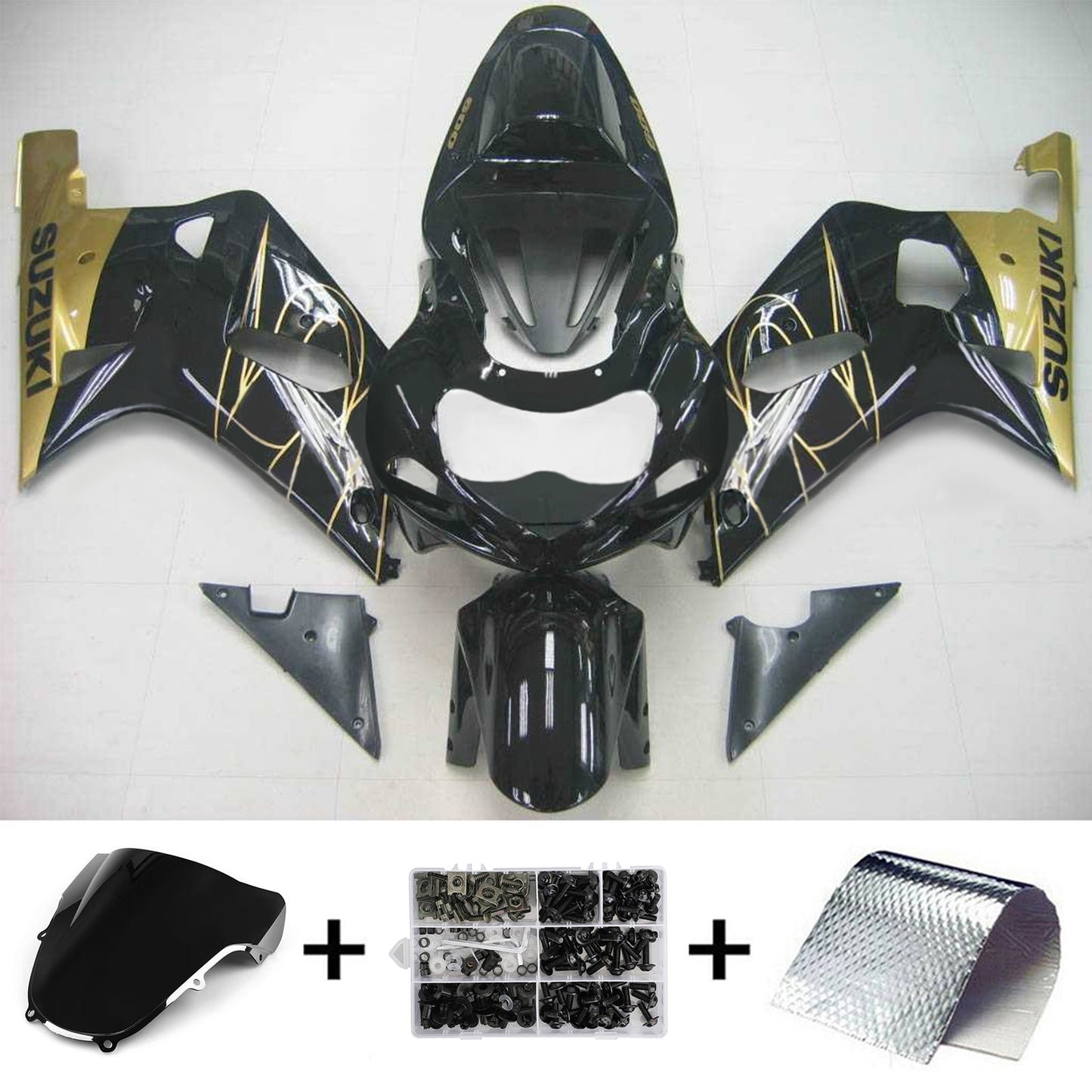 2001-2003 Suzuki GSXR600 Fairing Kit Bodywork Plastic ABS