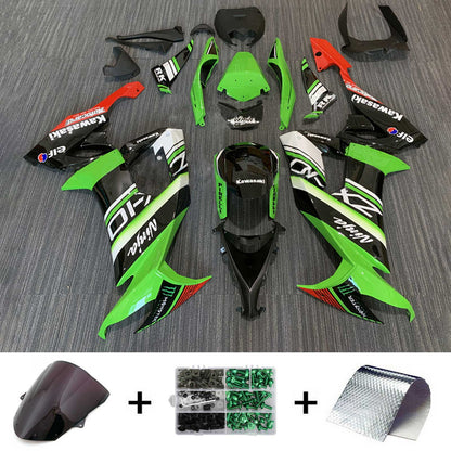 2008-2010 Kawasaki ZX10R Fairing Kit Bodywork Plastic ABS