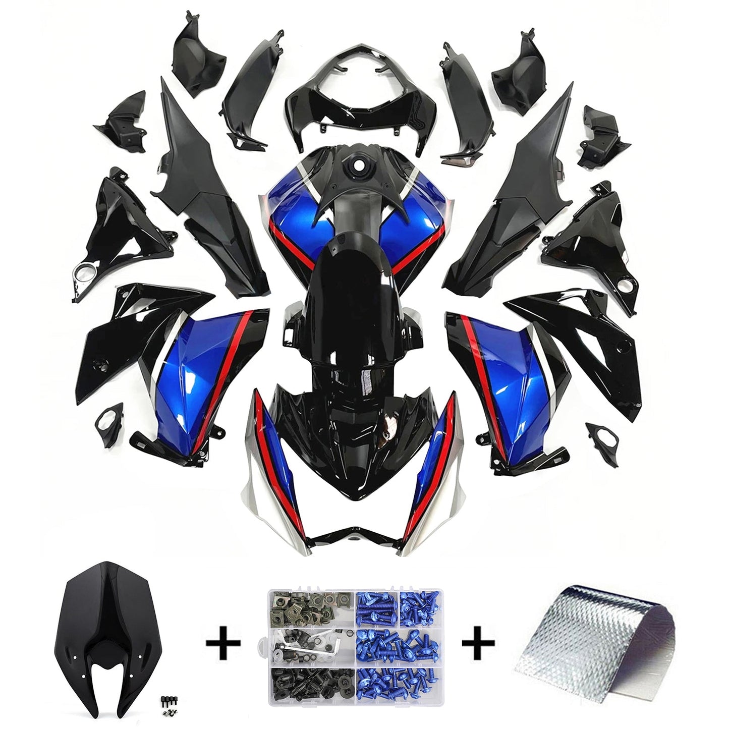 2013-2018 Kawasaki Z800 Fairing Kit Bodywork Plastic ABS