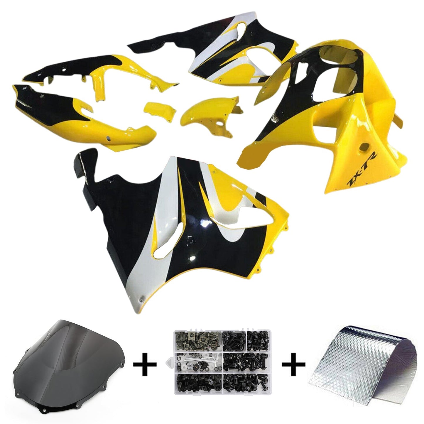 1996-2003 Kawasaki ZX-7R Fairing Kit Bodywork Plastic ABS