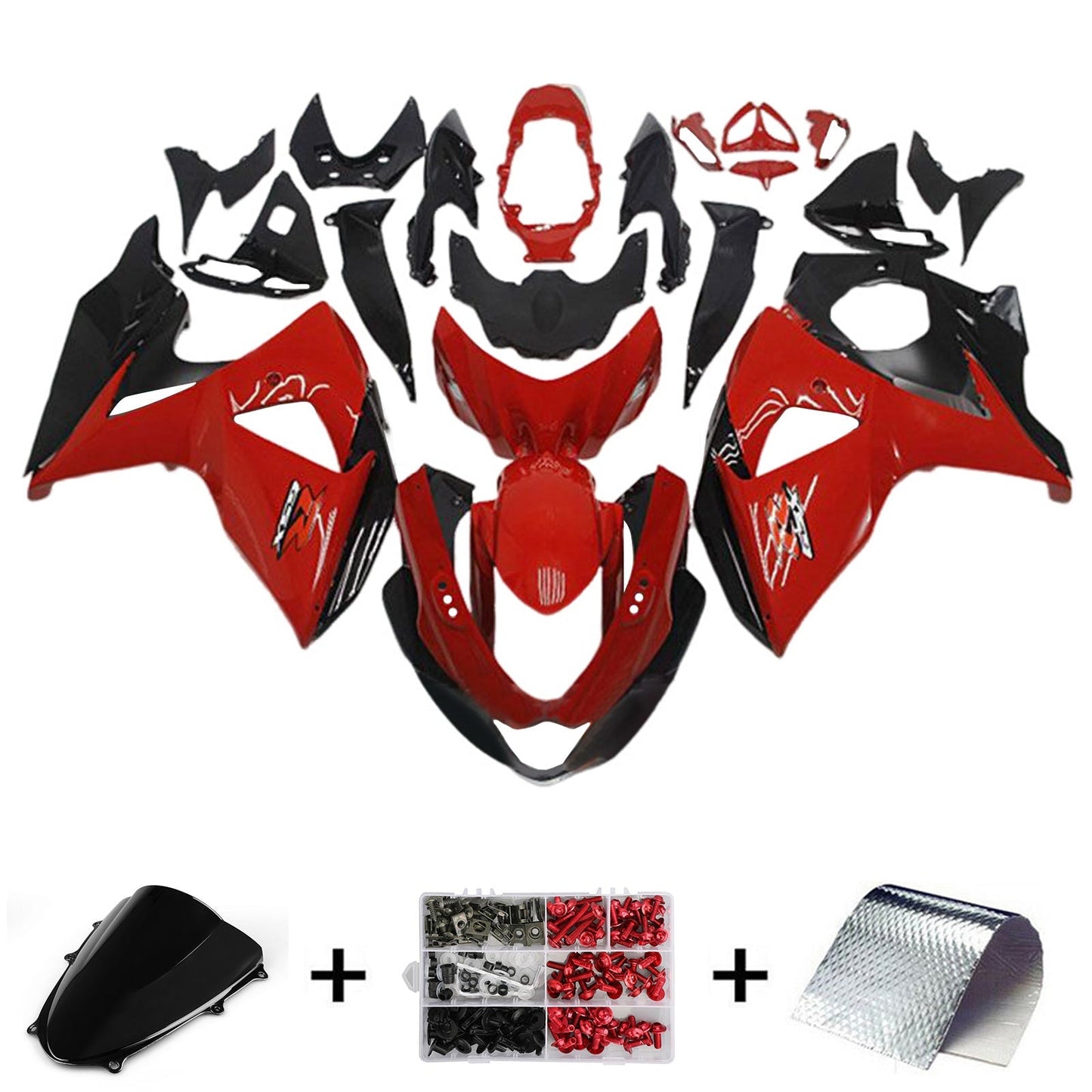 2009-2016 Suzuki GSXR1000 K9 Fairing Kit Bodywork Plastic ABS