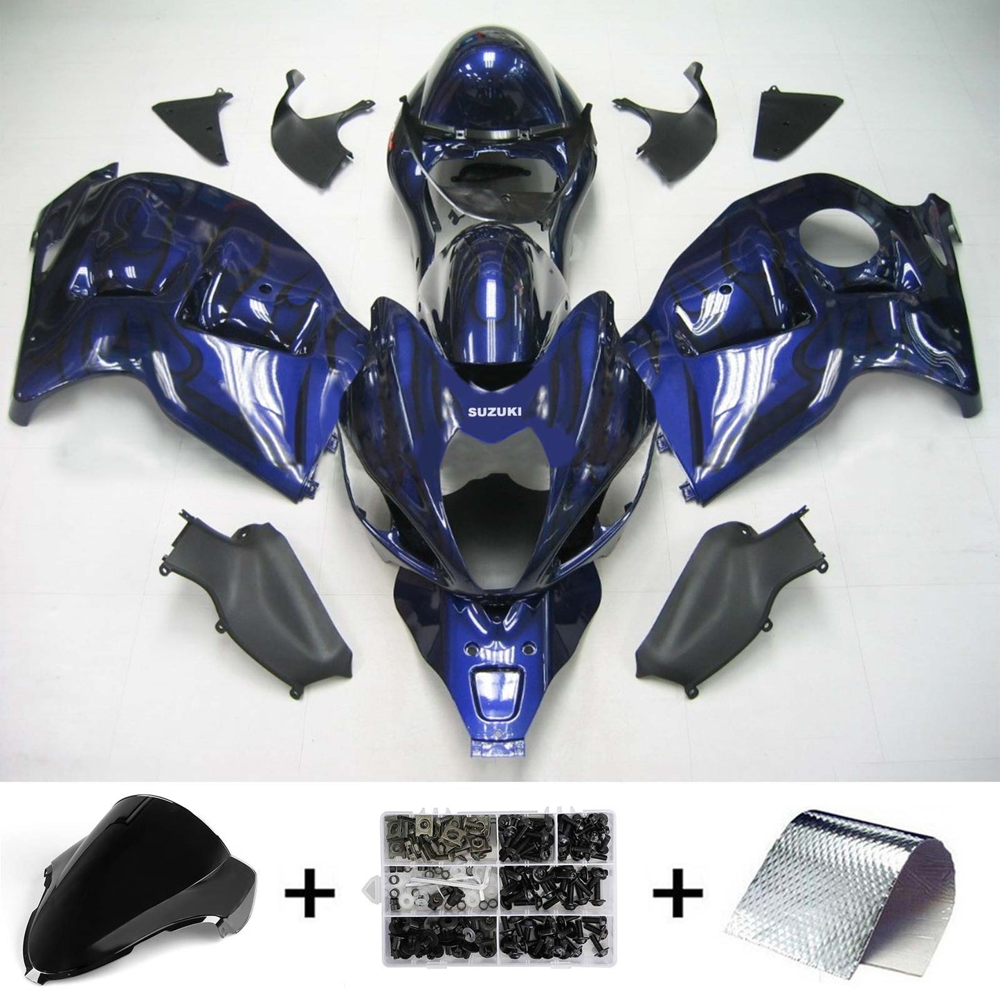 1999-2007 Suzuki Hayabusa GSXR1300 Fairing Kit Bodywork Plastic ABS